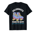 Roller Skating Happy Skating T-Shirt - Casual Everyday Wear Men Women - T-Shirt, Sweatshirt, Hoodie