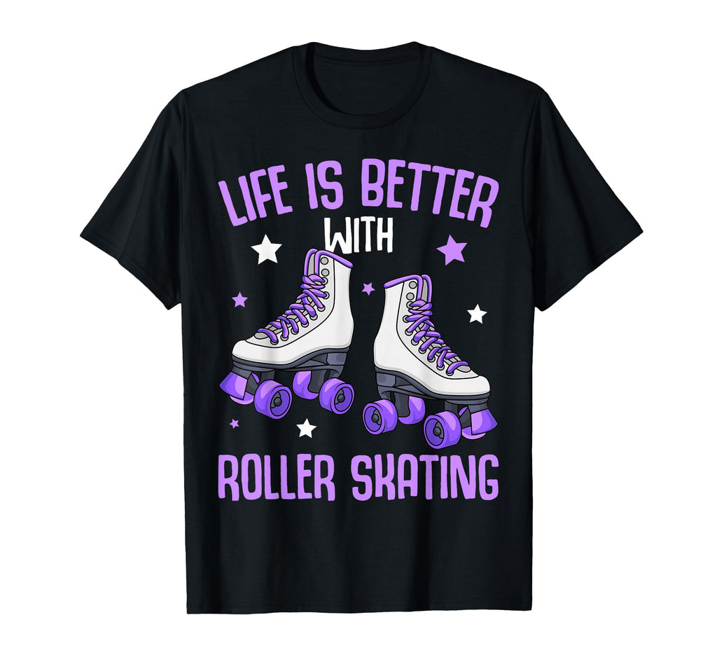 Roller Skates Roller Roller Skates T-Shirt - Minimalist Print Unisex - T-Shirt, Sweatshirt, Hoodie
