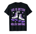 Roller Skates Roller Roller Skates T-Shirt - Minimalist Print Unisex - T-Shirt, Sweatshirt, Hoodie