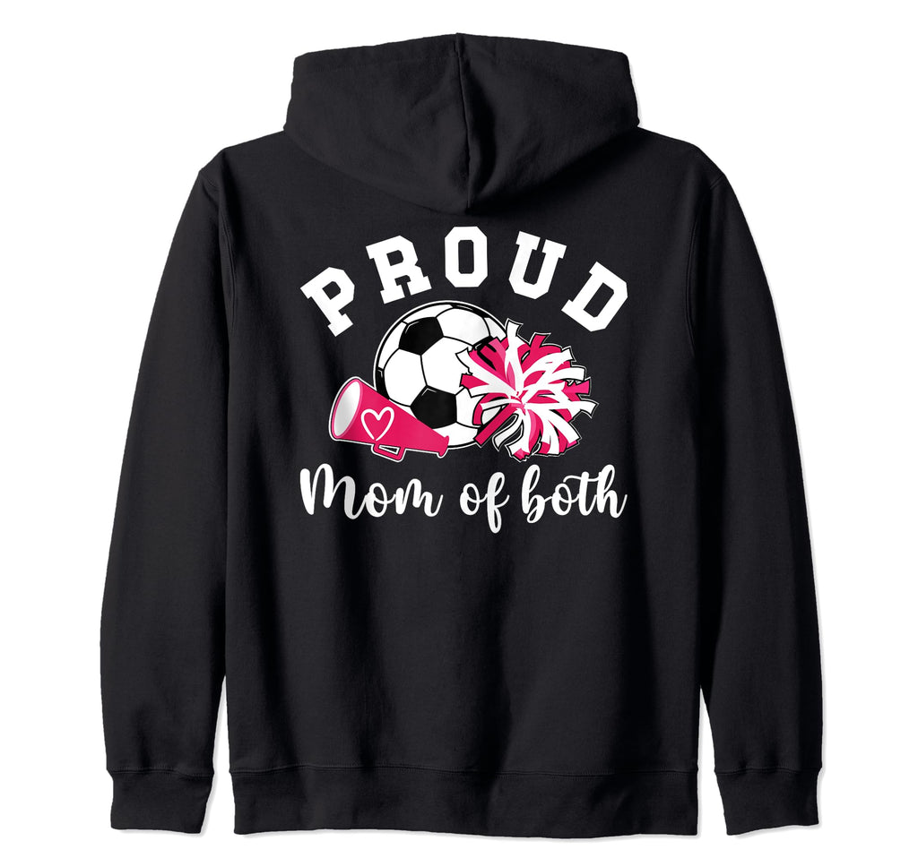 Proud Cheerleader Soccer Player Mom Hoodie - Streetwear Style Men Women - T-Shirt, Sweatshirt, Hoodie