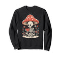 Goblincore Nature Skeleton Gaming Sweatshirt - Minimalist Print Unisex - T-Shirt, Sweatshirt, Hoodie