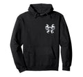 Soccer Aunt Coquette Bow Front Back Hoodie - Minimalist Print for Adults - T-Shirt, Sweatshirt, Hoodie