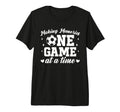 Soccer Mom Game Day Sport Mom Tri Blend T-Shirt - Custom Art Print Unisex - T-Shirt, Sweatshirt, Hoodie