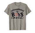 Outnumbered Funny Mom Soccer Family Life T-Shirt - Graphic Print Unisex - T-Shirt, Sweatshirt, Hoodie