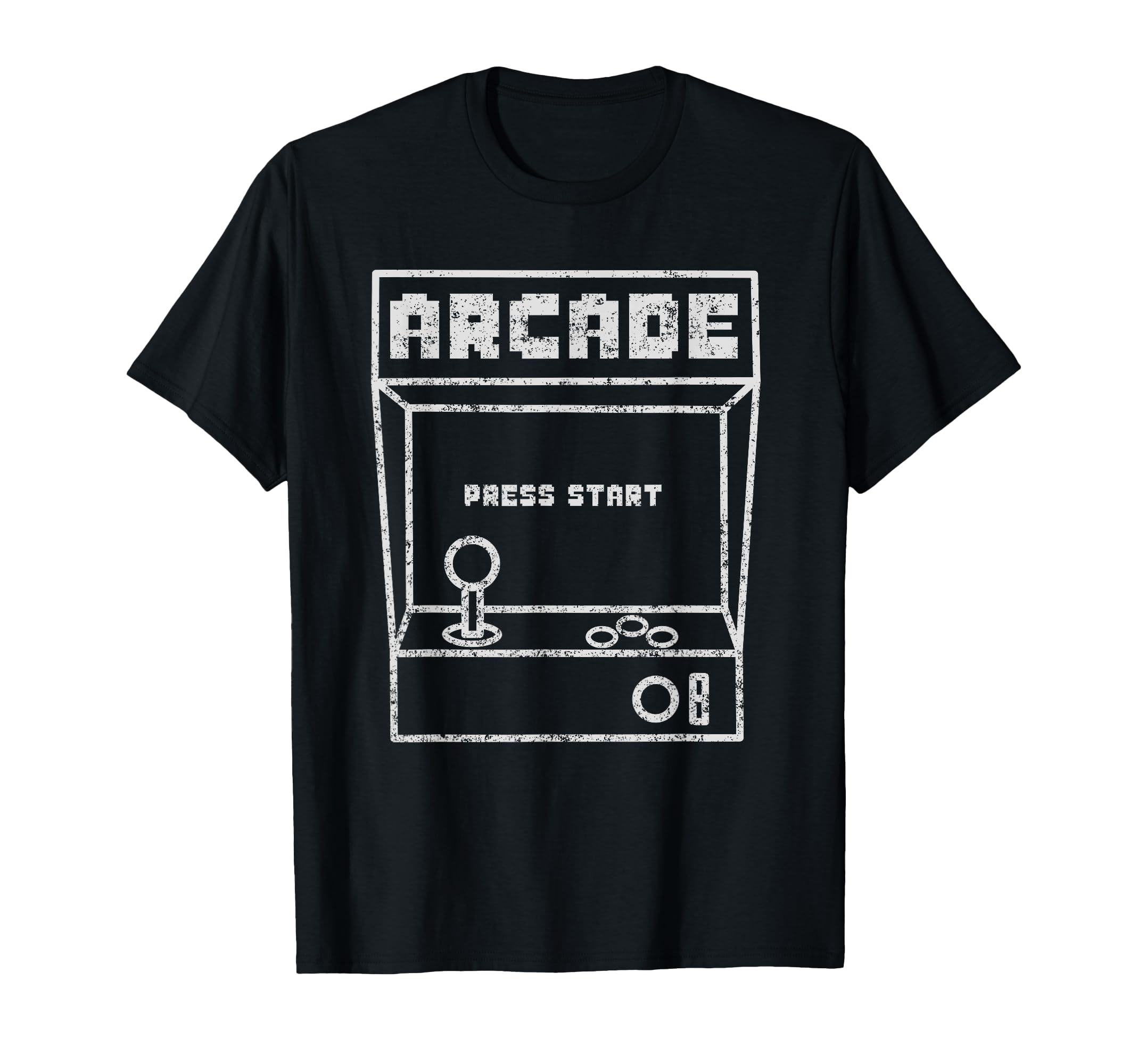 Arcade Game Machine Press Start Coin T-Shirt - Casual Everyday Wear Unisex - T-Shirt, Sweatshirt, Hoodie