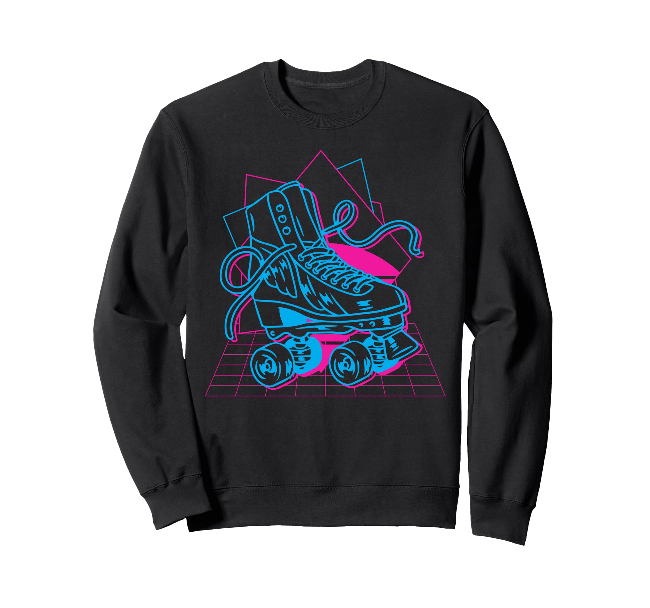 Roller Skating Skate Vaporwave Sweatshirt - Aesthetic Graphic Unisex - T-Shirt, Sweatshirt, Hoodie
