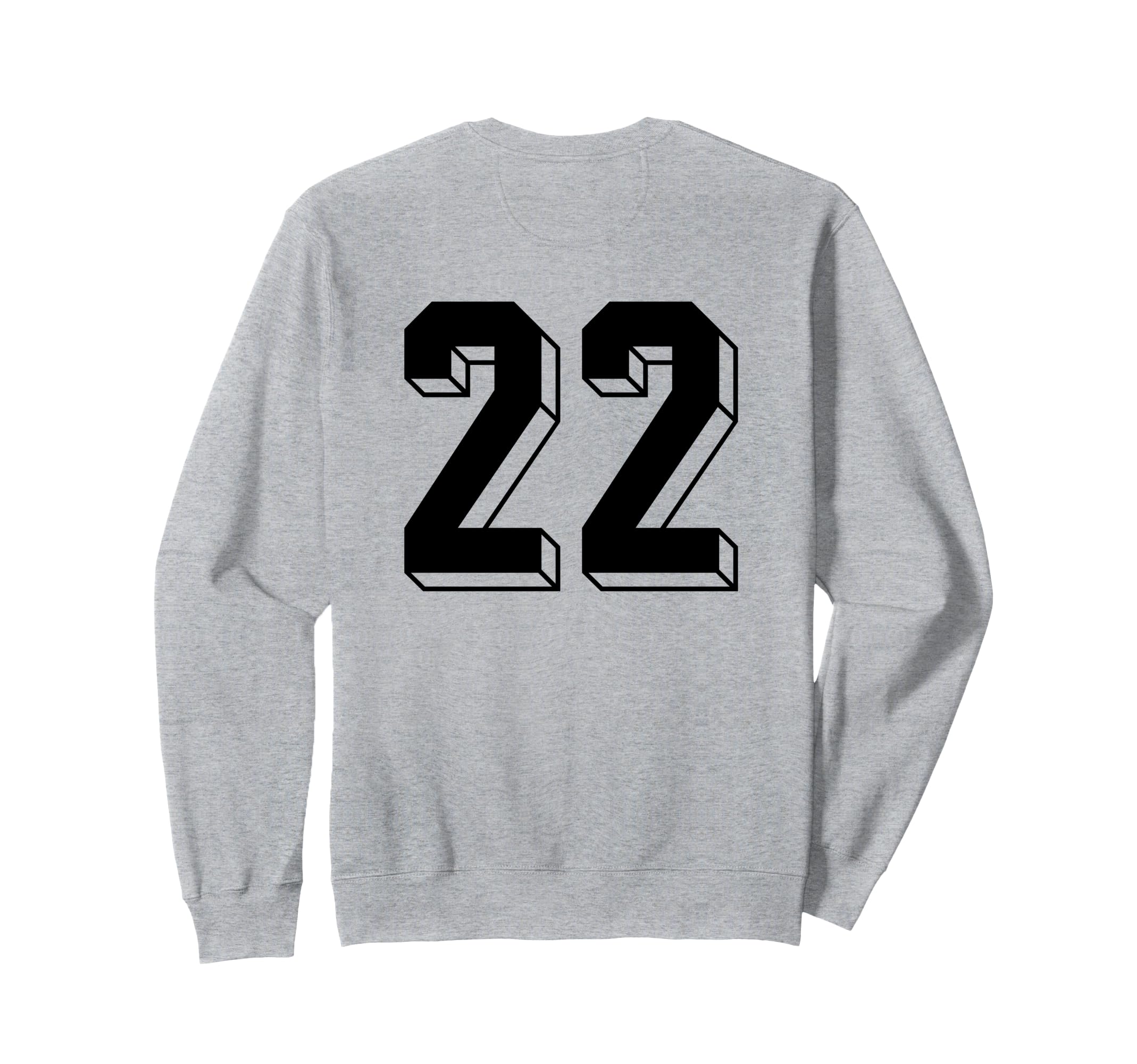 Number 22 Backside 80S 90S Team Sweatshirt - Custom Art Print Men Women - T-Shirt, Sweatshirt, Hoodie