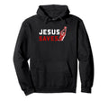 Jesus Saves Soccer Funny Soccer Goalie Hoodie - Fun Novelty Design Unisex - T-Shirt, Sweatshirt, Hoodie