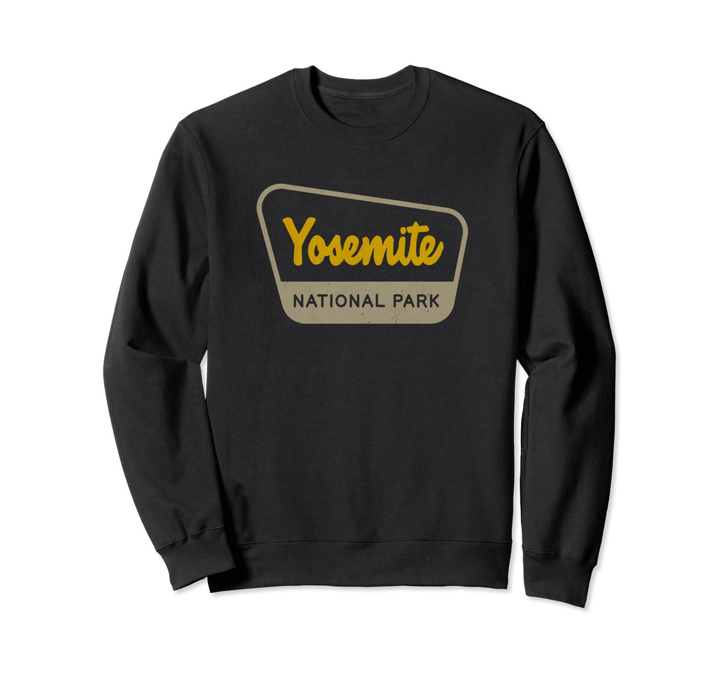 Yosemite National Park Two Tone Sign Sweatshirt - Trendy Graphic for Adults - T-Shirt, Sweatshirt, Hoodie