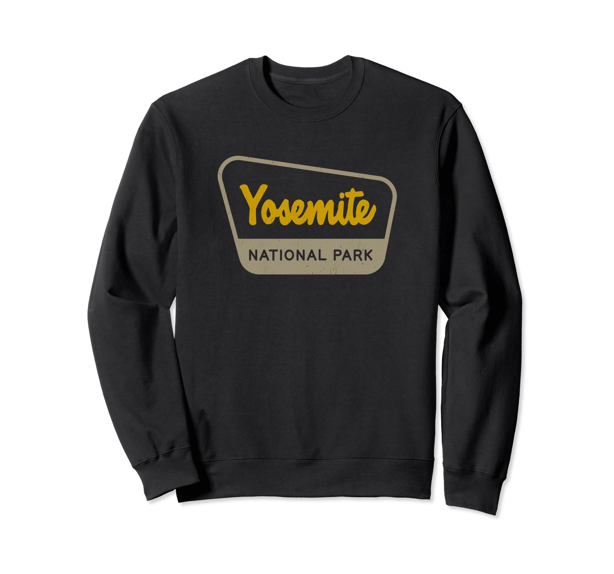 Yosemite National Park Two Tone Sign Sweatshirt - Trendy Graphic for Adults - T-Shirt, Sweatshirt, Hoodie
