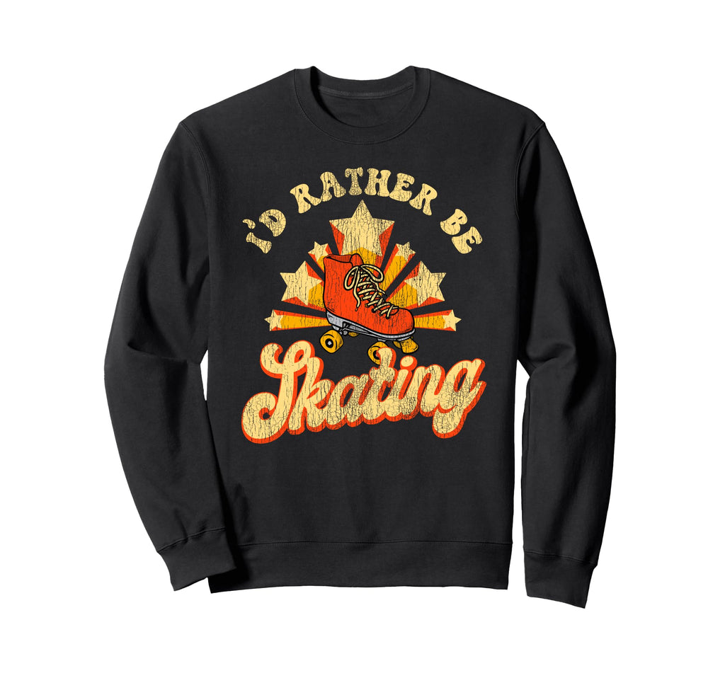 Roller Skating Skate 1970S Sweatshirt - Casual Everyday Wear for Adults - T-Shirt, Sweatshirt, Hoodie