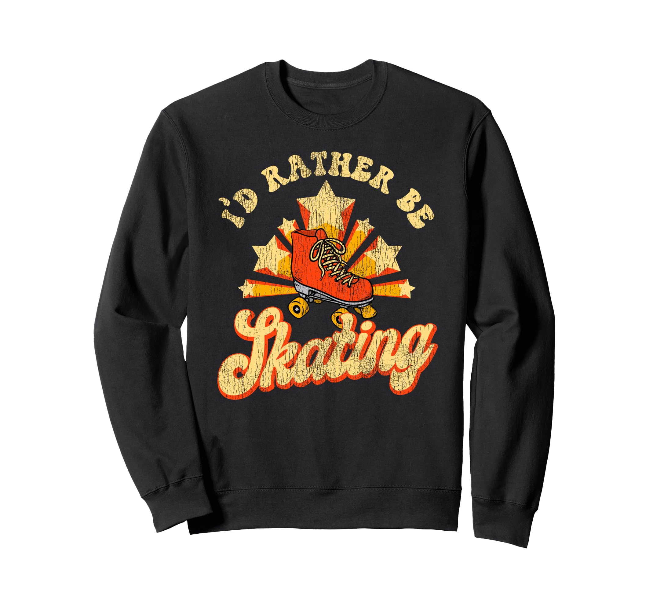 Roller Skating Skate 1970S Sweatshirt - Casual Everyday Wear for Adults - T-Shirt, Sweatshirt, Hoodie