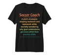 Funny Soccer Coach Tri Blend T-Shirt - Fun Novelty Design for Adults - T-Shirt, Sweatshirt, Hoodie