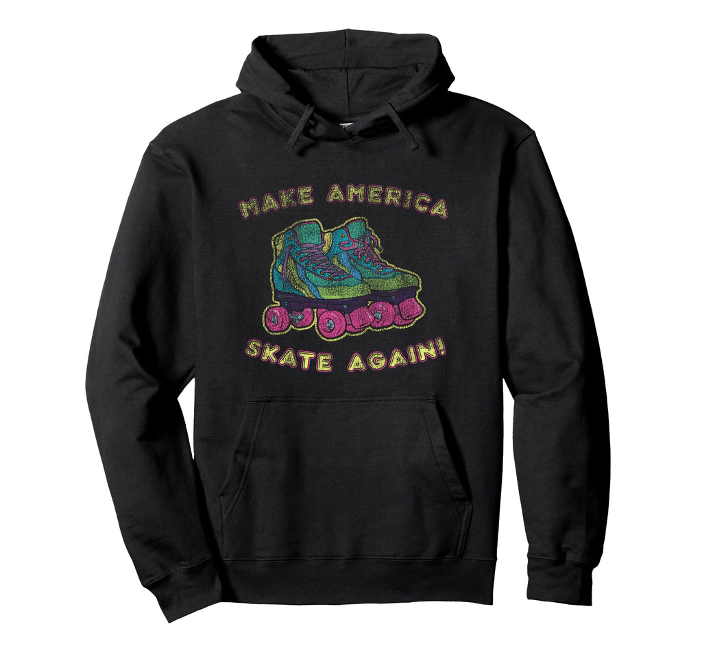 Make America Skate Again Funny Hoodie - Aesthetic Graphic Men Women - T-Shirt, Sweatshirt, Hoodie