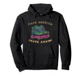 Make America Skate Again Funny Hoodie - Aesthetic Graphic Men Women - T-Shirt, Sweatshirt, Hoodie