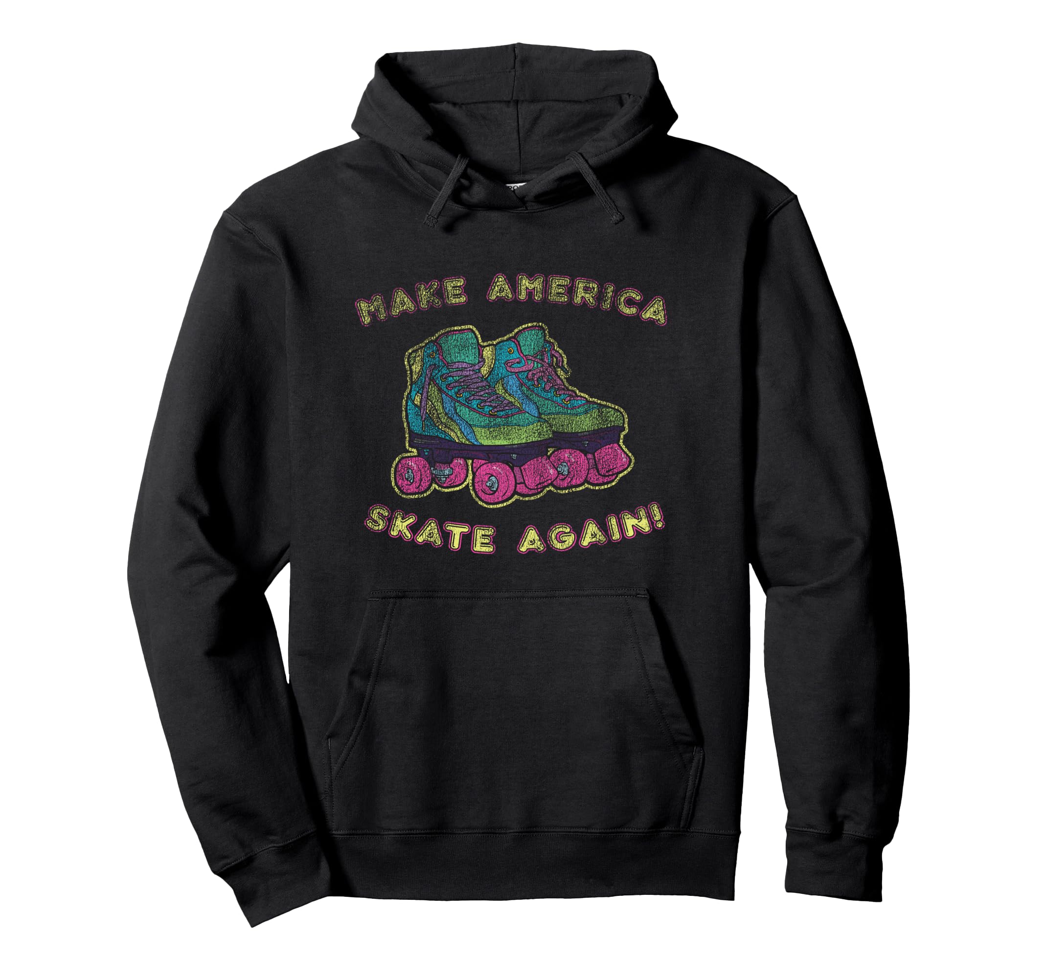 Make America Skate Again Funny Hoodie - Aesthetic Graphic Men Women - T-Shirt, Sweatshirt, Hoodie