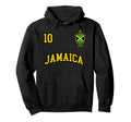 Jamaica Number 10 Soccer Team Sports Hoodie - Custom Art Print Men Women - T-Shirt, Sweatshirt, Hoodie