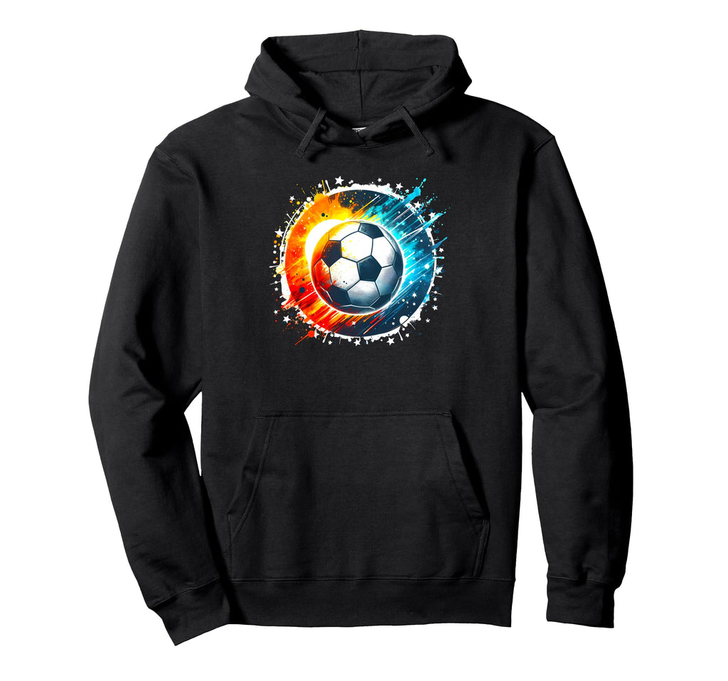 Soccer Ball Funny Sports Player Hoodie - Streetwear Style for Adults - T-Shirt, Sweatshirt, Hoodie