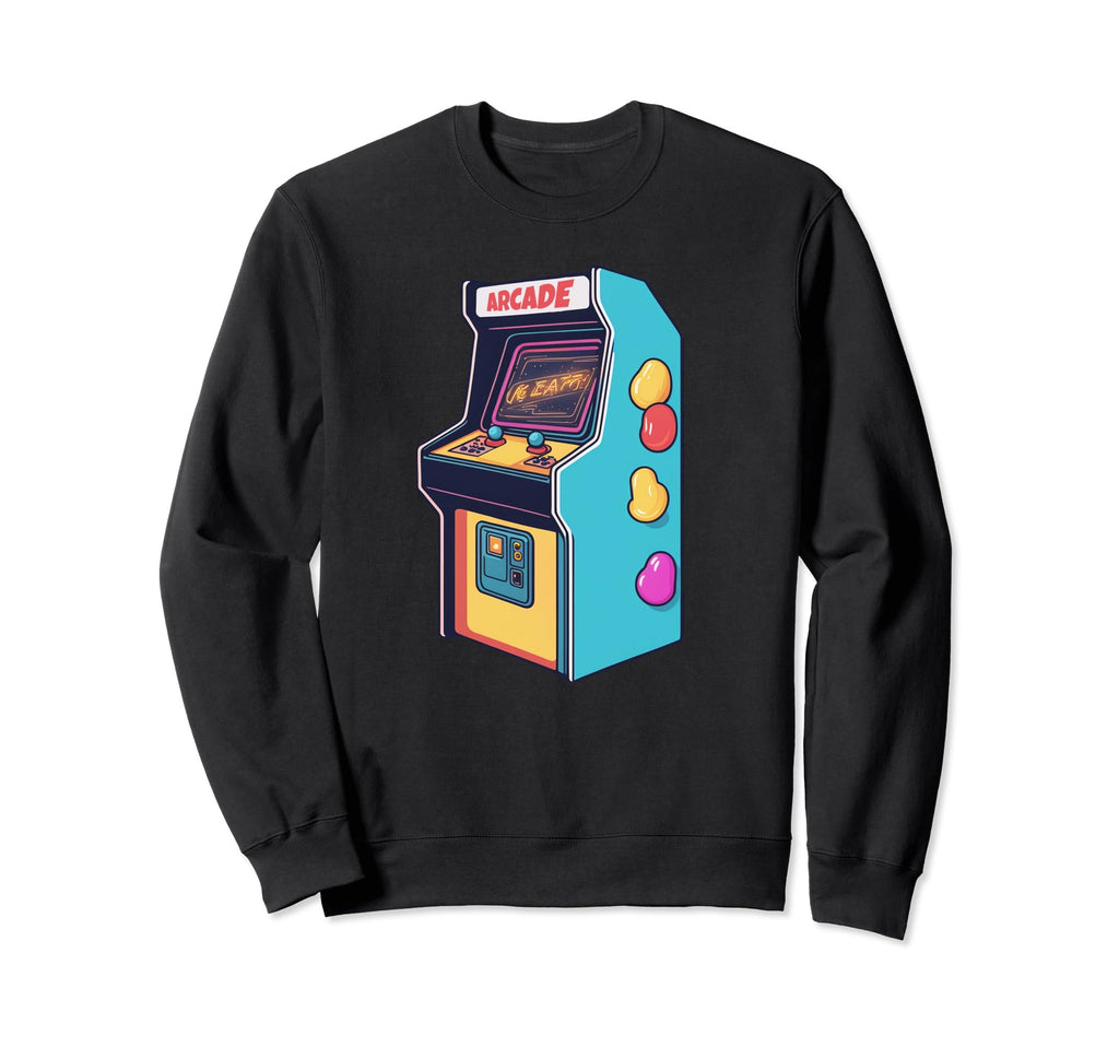 Gaming Arcade Sweatshirt - Unique Graphic Men Women - T-Shirt, Sweatshirt, Hoodie