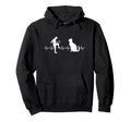 Cat Lover Soccer Player Coach Cat Hoodie - Minimalist Print Men Women - T-Shirt, Sweatshirt, Hoodie
