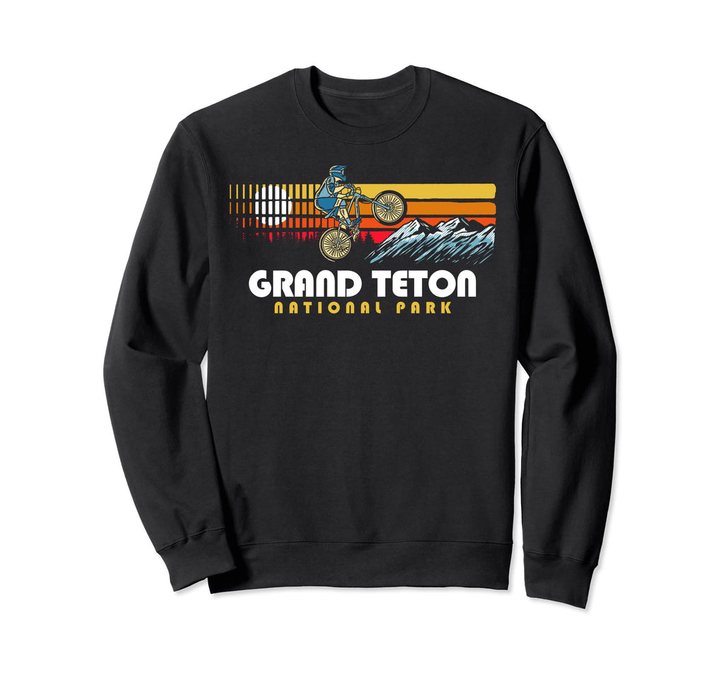 80S Grand Teton National Park Sweatshirt - Graphic Print Men Women - T-Shirt, Sweatshirt, Hoodie