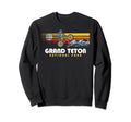 80S Grand Teton National Park Sweatshirt - Graphic Print Men Women - T-Shirt, Sweatshirt, Hoodie