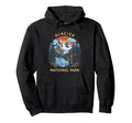 Glacier National Park Sunset Mountain Hoodie - Graphic Print for Adults - T-Shirt, Sweatshirt, Hoodie