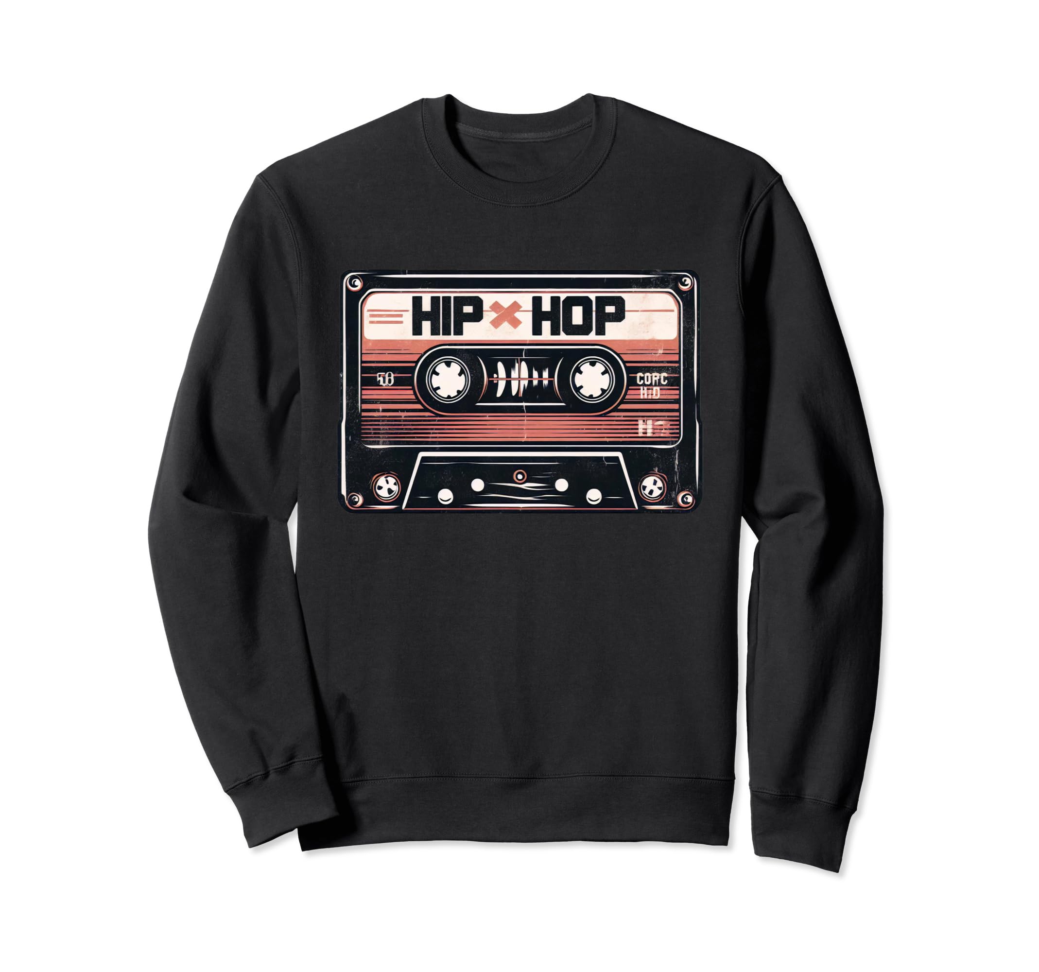 Cassette Tape Hip Hop Music 80S 90S Sweatshirt - Unique Graphic Men Women - T-Shirt, Sweatshirt, Hoodie
