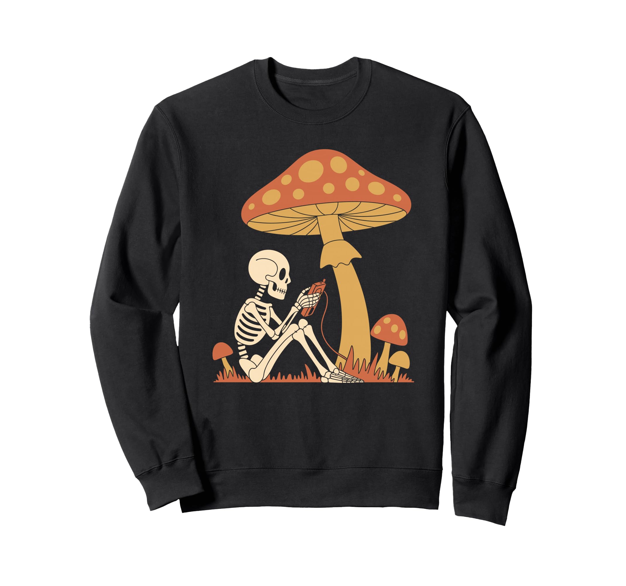 Goblincore Skeleton Gaming Under Sweatshirt - Custom Art Print Unisex - T-Shirt, Sweatshirt, Hoodie