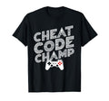 Gamer 80S 90S Arcade Cheat Code T-Shirt - Casual Everyday Wear Unisex - T-Shirt, Sweatshirt, Hoodie