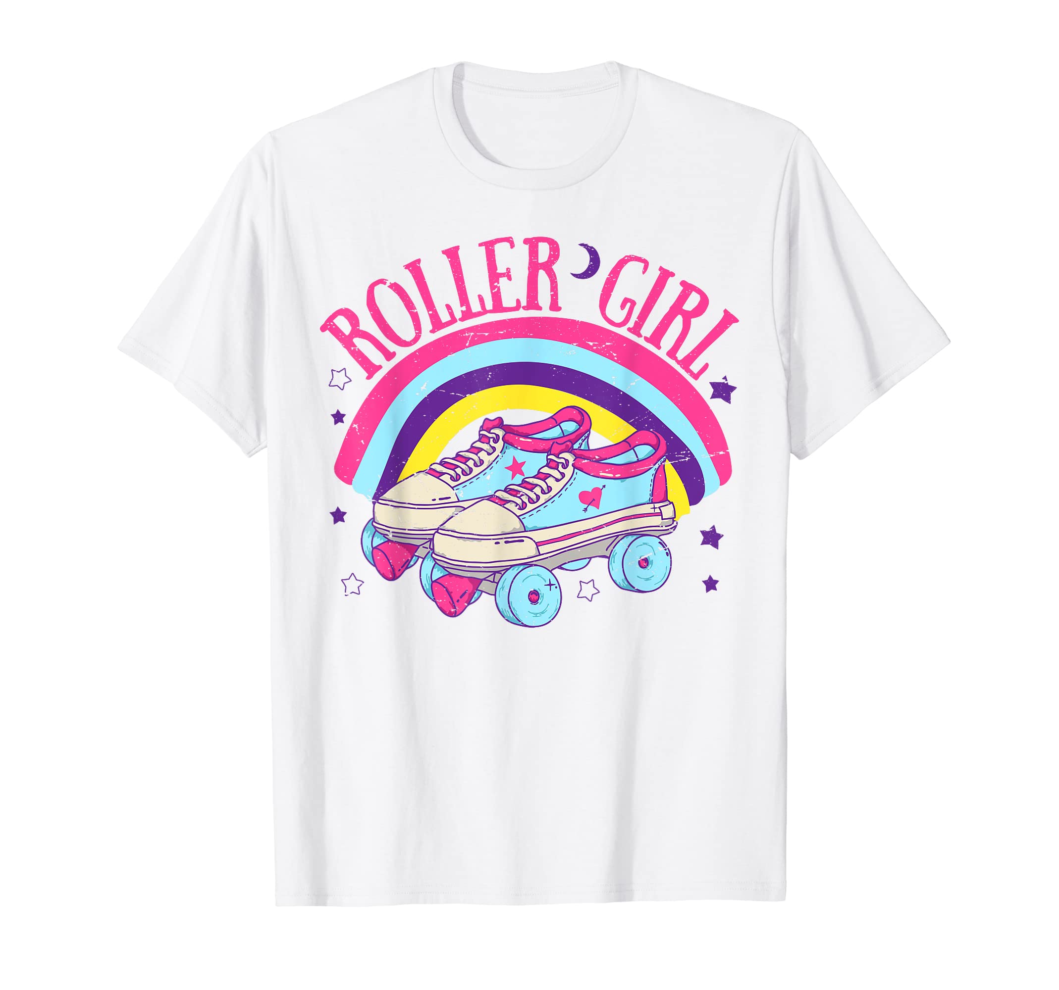 Roller Skater Skating 70S 80S Skates T-Shirt - Aesthetic Graphic Men Women - T-Shirt, Sweatshirt, Hoodie