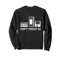 Cassette Tape Floppy Disc Sweatshirt - Minimalist Print Men Women - T-Shirt, Sweatshirt, Hoodie