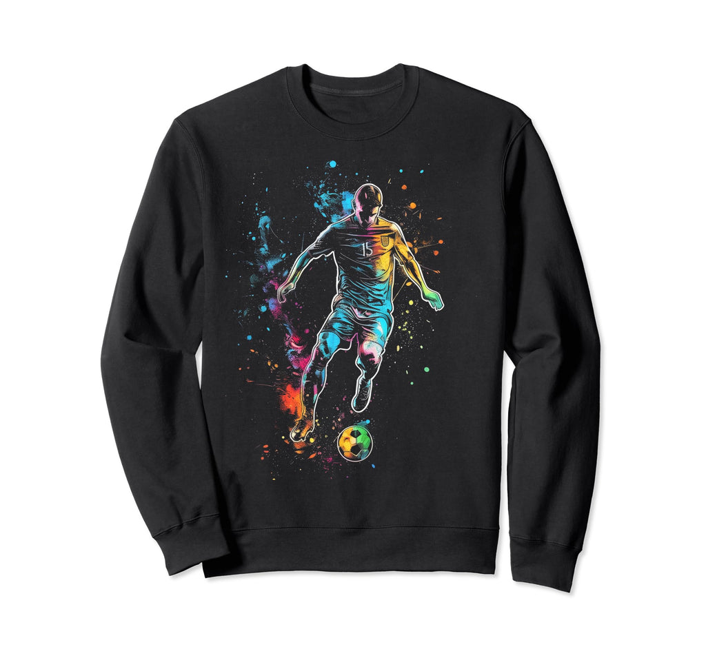 Soccer Player Sports Football Sweatshirt - Aesthetic Graphic Men Women - T-Shirt, Sweatshirt, Hoodie