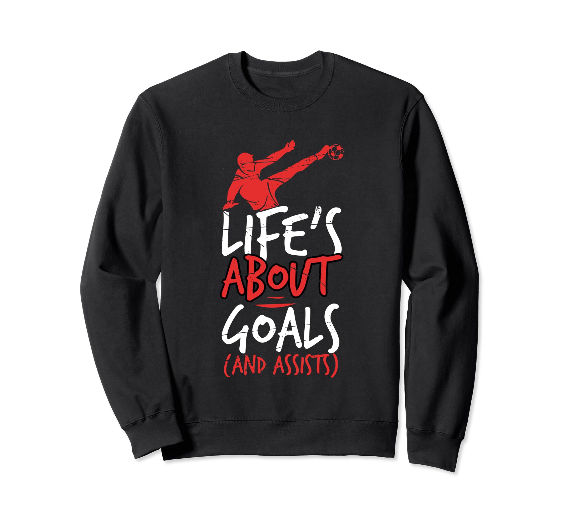 Soccer Ball Lies About Goals Sweatshirt - Casual Everyday Wear Men Women - T-Shirt, Sweatshirt, Hoodie