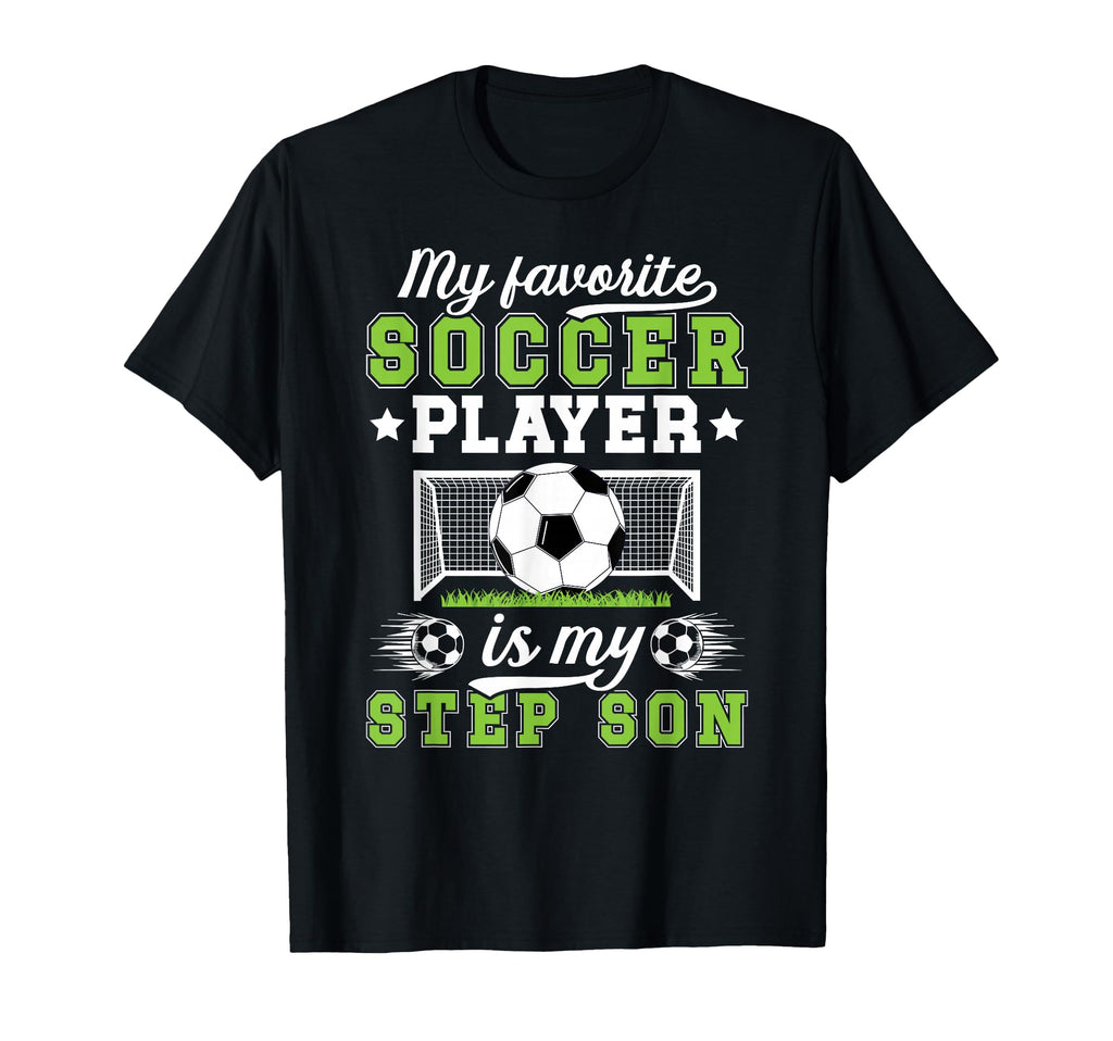 Proud Soccer Step Dad Soccer Player T-Shirt - Unique Graphic Unisex - T-Shirt, Sweatshirt, Hoodie