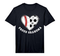 Mens Proud Soccer Baseball Grandma T-Shirt - Fun Novelty Design for Adults - T-Shirt, Sweatshirt, Hoodie