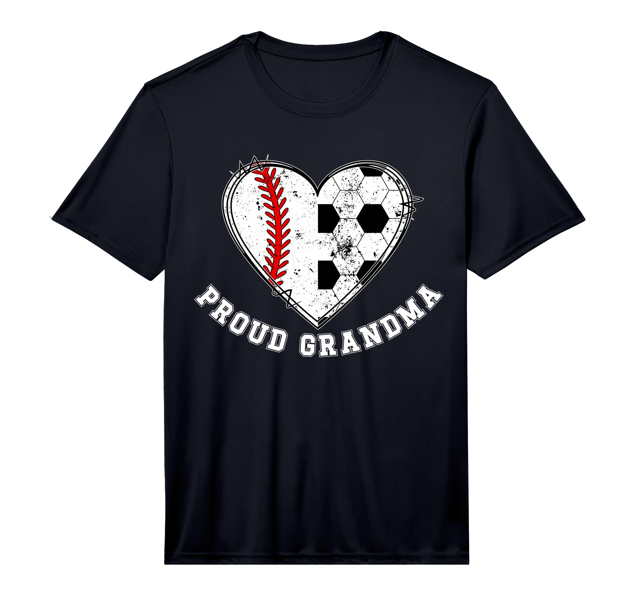 Mens Proud Soccer Baseball Grandma T-Shirt - Fun Novelty Design for Adults - T-Shirt, Sweatshirt, Hoodie
