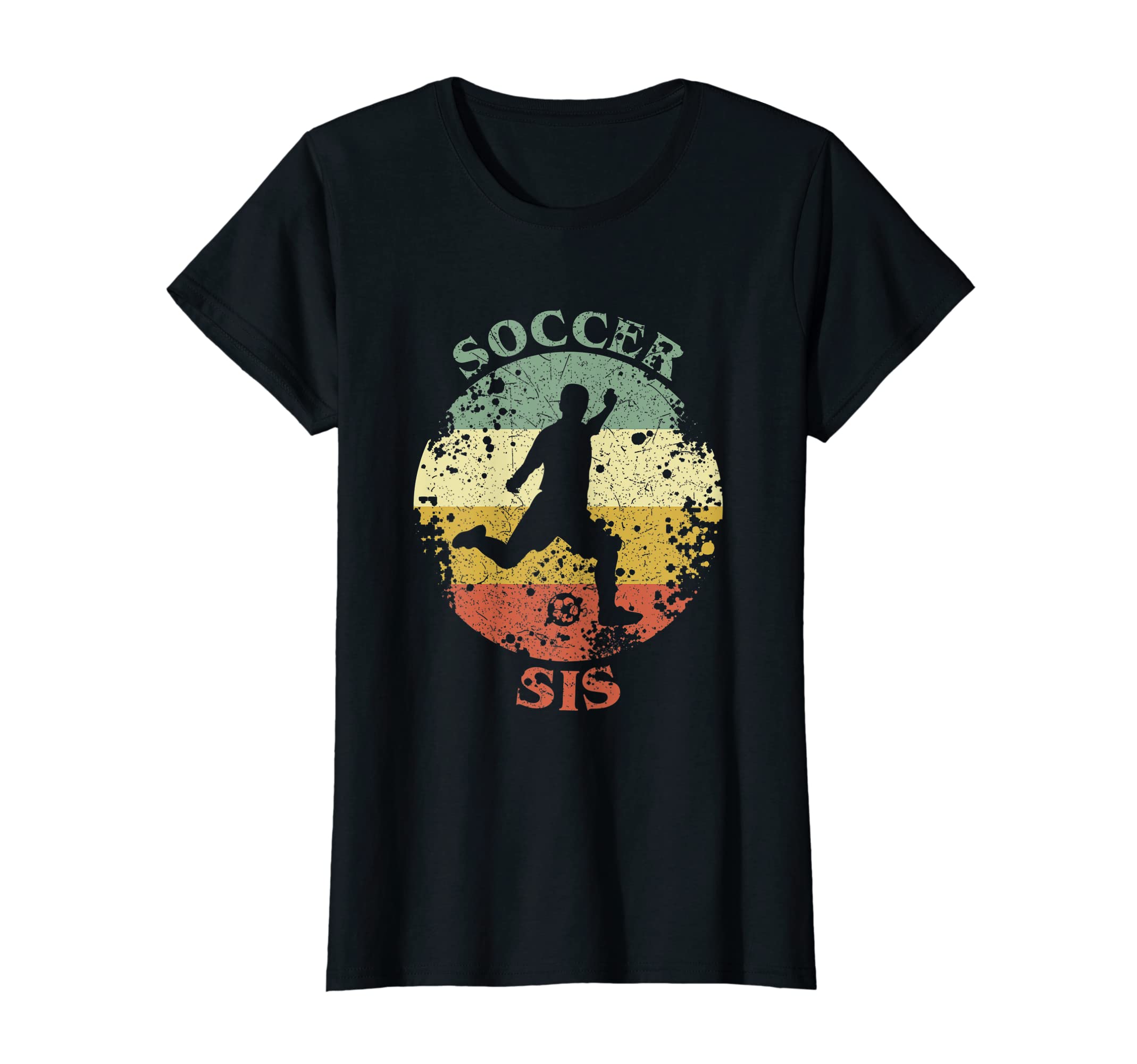 Soccer Sis Distressed Sister Soccer T-Shirt - Casual Everyday Wear Unisex - T-Shirt, Sweatshirt, Hoodie