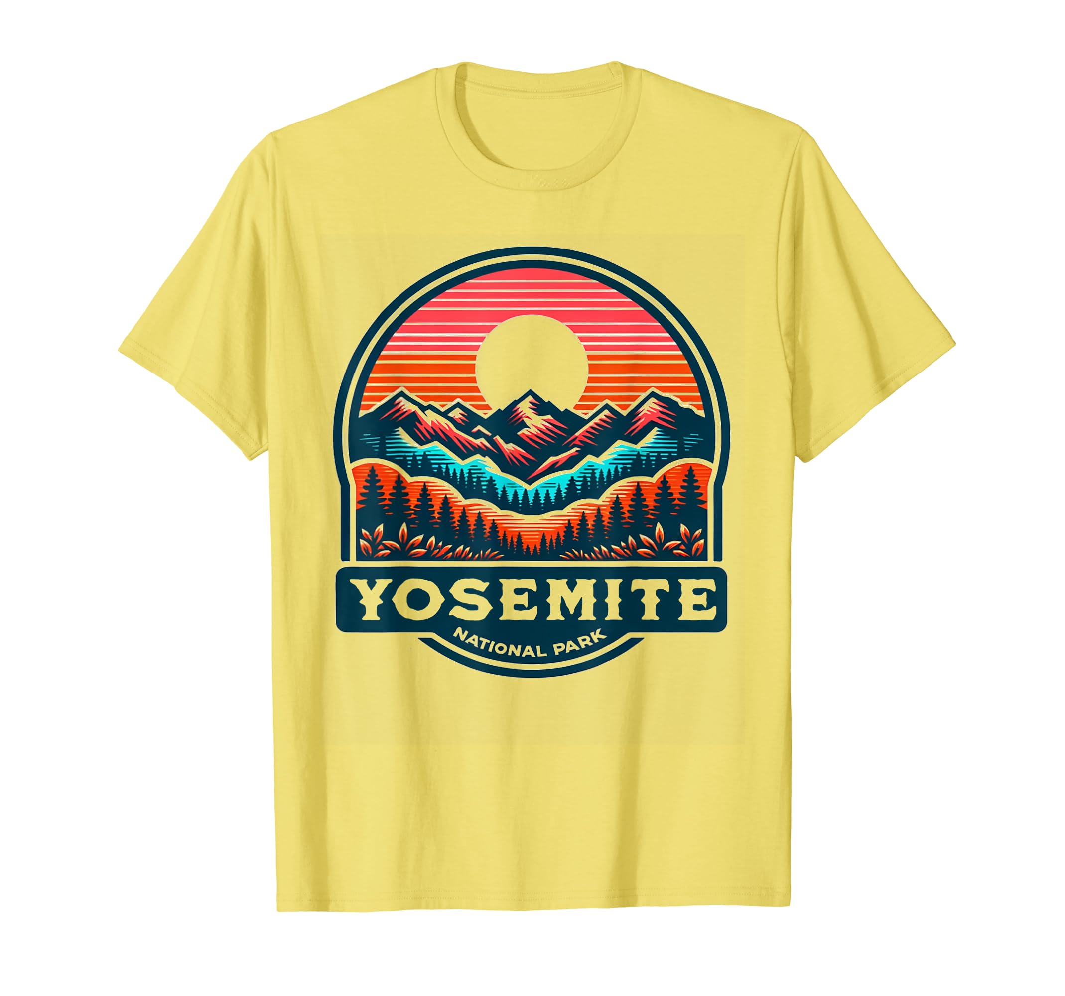 Yosemite National Park California Usa T-Shirt - Aesthetic Graphic Unisex - T-Shirt, Sweatshirt, Hoodie