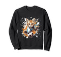 Cat Playing Soccer Funny Animal Sweatshirt - Streetwear Style Men Women - T-Shirt, Sweatshirt, Hoodie