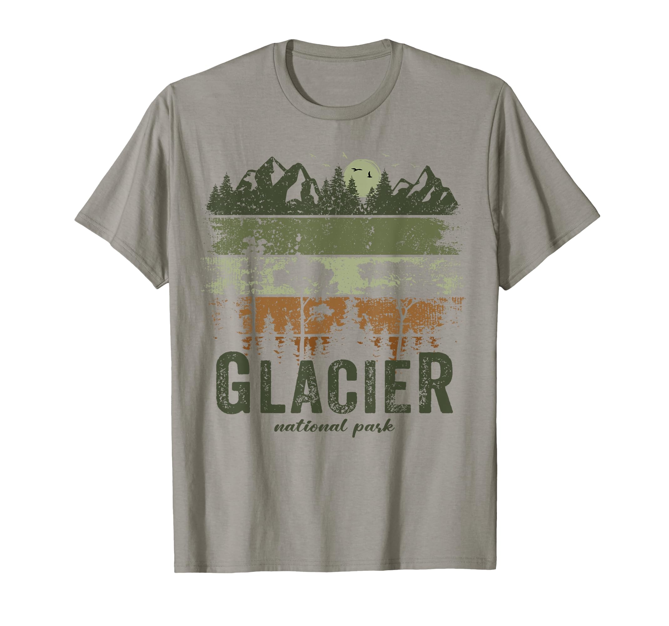 Glacier National Park Us Glacier T-Shirt - Novelty Apparel Unisex - T-Shirt, Sweatshirt, Hoodie