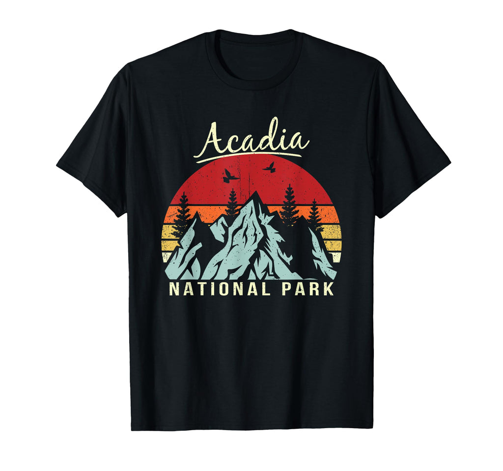 Hiking Camping Acadia National Park T-Shirt - Graphic Print Unisex - T-Shirt, Sweatshirt, Hoodie