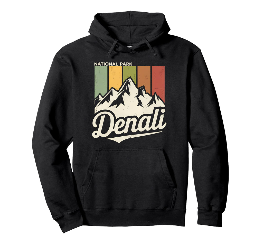 Denali Est 1917 Alaska National Park Hoodie - Novelty Apparel Unisex - T-Shirt, Sweatshirt, Hoodie