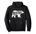 Smoky Mountains Black Bear Typography Hoodie - Trendy Graphic Men Women - T-Shirt, Sweatshirt, Hoodie