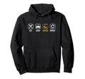 Eat Sleep Soccer Repeat Goal Keeper Hoodie - Custom Art Print for Adults - T-Shirt, Sweatshirt, Hoodie