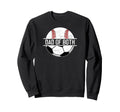 Dad Both Soccer Baseball Dad Ballers Sweatshirt - Graphic Print Unisex - T-Shirt, Sweatshirt, Hoodie