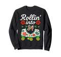 Roller Skate Floral Rollin Into 34 Sweatshirt - Streetwear Style Men Women - T-Shirt, Sweatshirt, Hoodie
