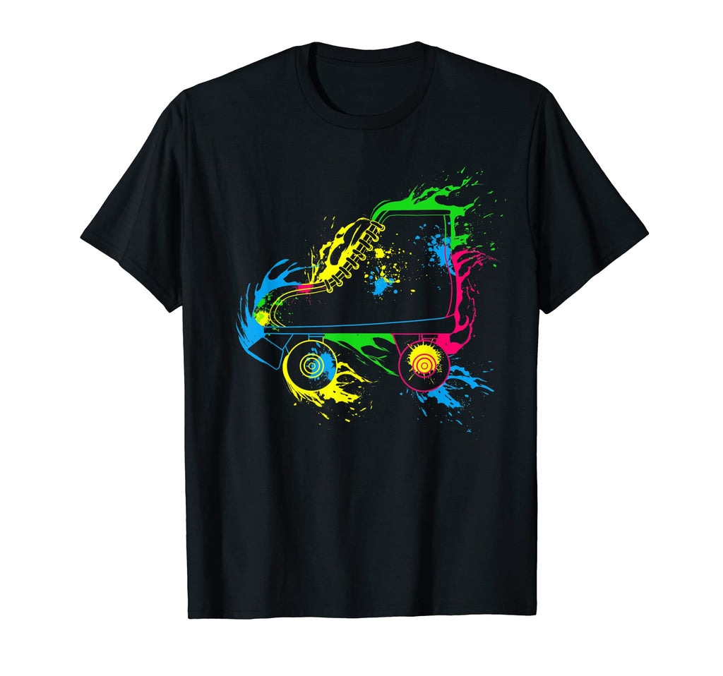 Colourful Roller Skates T-Shirt - Streetwear Style Men Women - T-Shirt, Sweatshirt, Hoodie