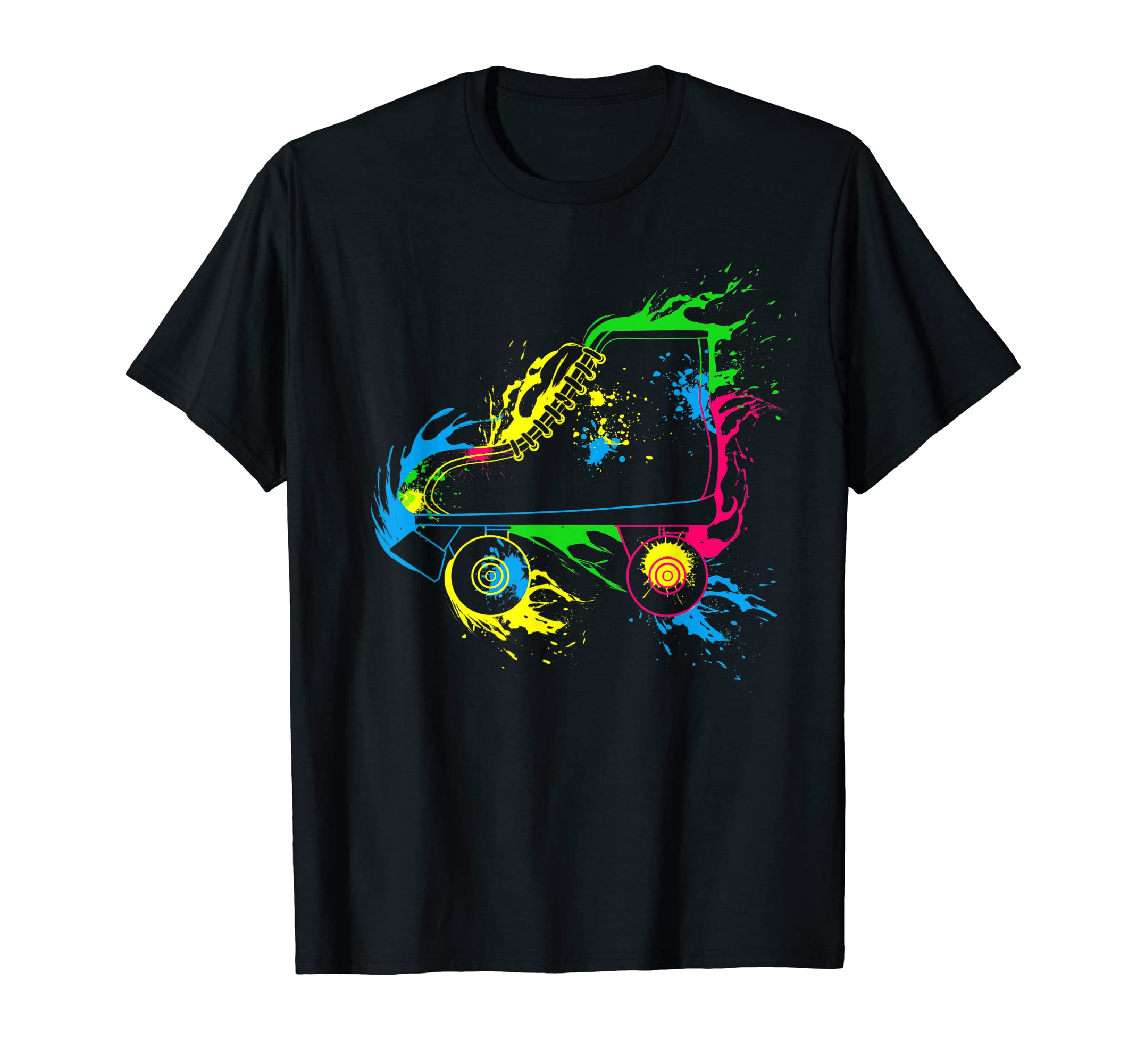 Colourful Roller Skates T-Shirt - Streetwear Style Men Women - T-Shirt, Sweatshirt, Hoodie