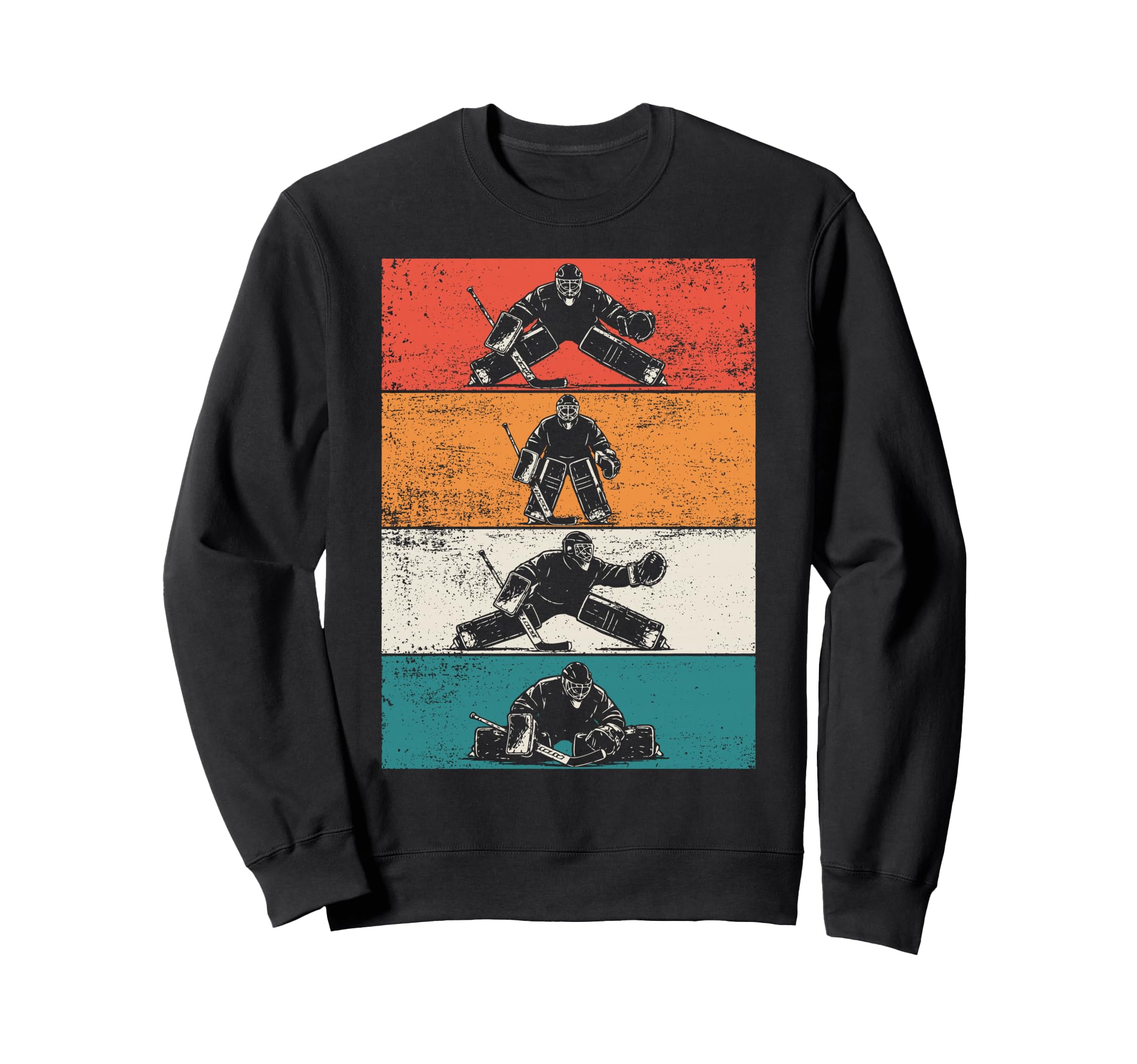 Ice Hockey Goalkeeper Goalie Sweatshirt - Casual Everyday Wear for Adults - T-Shirt, Sweatshirt, Hoodie